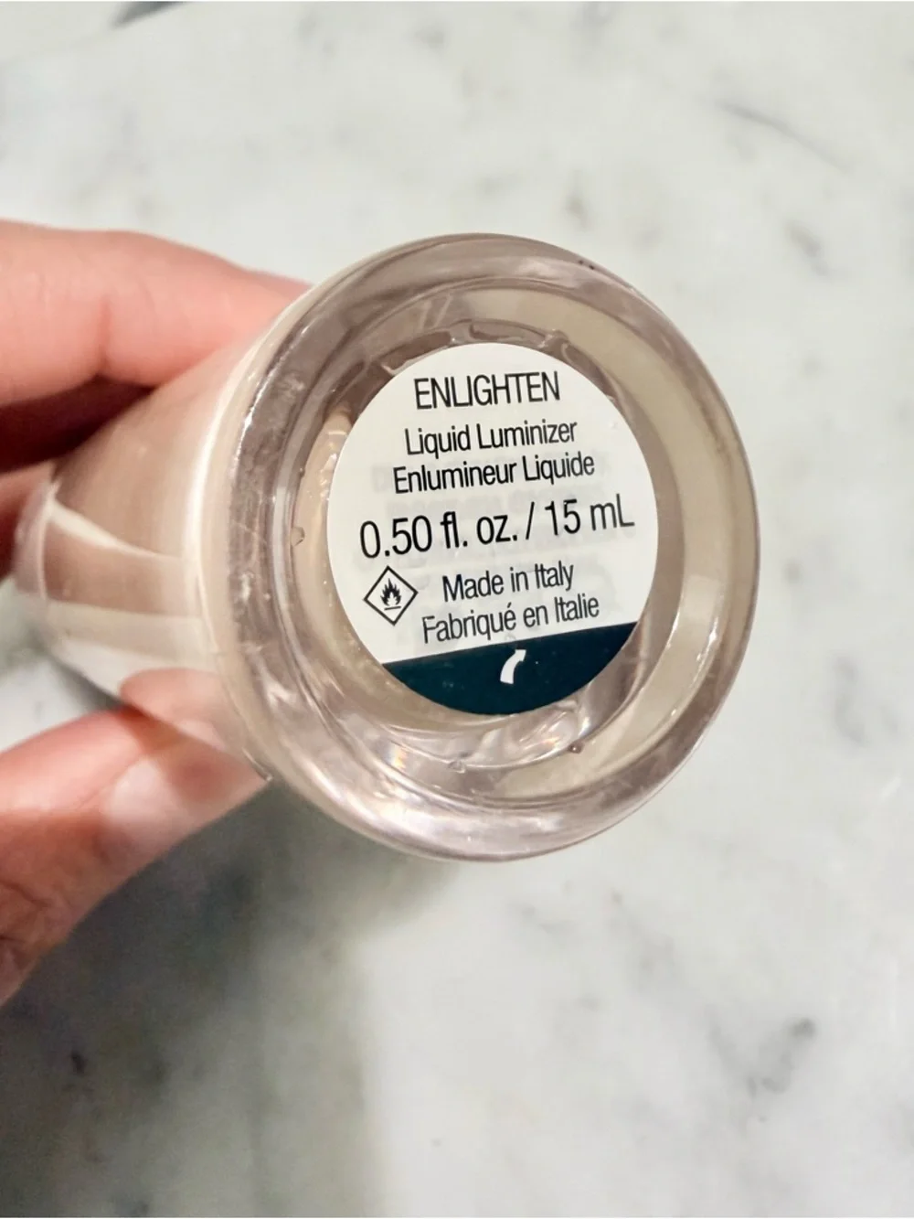 Rare Beauty Enlighten Liquid Luminizer — Pearl Champagne
